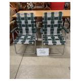 (2) Fold Up Aluminium Chairs