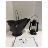Coal Scuttle & Lantern