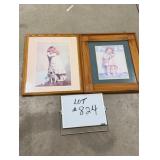 (2) Children's Prints