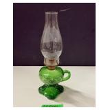 'Green Bullseye' Finger Oil Lamp