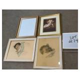 (3) Baby Prints (1) Frame