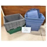 (5) Used Storage Containers