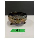 Fenton Carnival Glass Footed Bowl