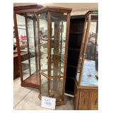 Light Up Corner Curio Cabinet