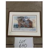 Framed Numbered Mitch Keirstead Print