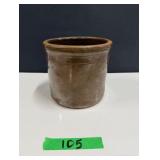 Stoneware Butter Crock - 'E.E. Wallace Choicest'