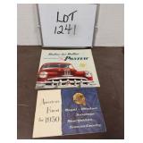 (2) 1950 Chrysler & Pontiac Brochures