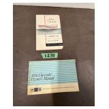 (1) 1956 (1) 1976 - Chevrolet User's Guide/Manual