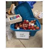 Large Christmas Ornament Lot