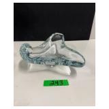 Clear Art Glass Dish