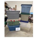 (7) Used Storage Containers