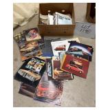 Large Lot- Assorted Car Brochures & Magazines