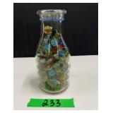 Ottawa Dairy Milk Bottle With Marbles