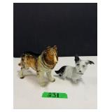 (2) Dog Figurines