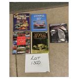 (5) Hard Cover Car Books