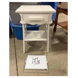 Painted One Drawer Side Table