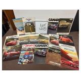 1960's,70's & 80's Camaro Brochure Lot
