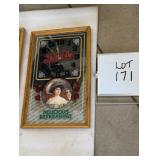 Pepsi-Cola Mirrored Clock