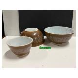 (3) Nesting Bowls - 'Woodland'