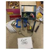 Misc. Tool Lot - Hammers,Staples, Brackets & More
