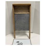 Enamel Globe Washboard