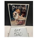'Pears Soap' Advertising Tin Sign