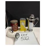 Misc. Lot - Ice-O-Mat, Baking Powder Tin & More