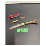 (4) Pocket Knives