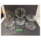 Cornflower Crystal Bowl Lot