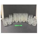 (23) Cornflower Crystal Glasses