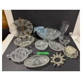 Pressed Glass Lot