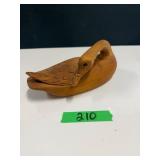 Signed Small Swan Decoy - L. Tremblay