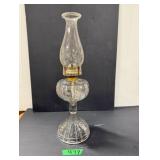 Pressed Glass Oil Lamp