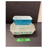 (2) Pyrex Refrigerator Storage Dishes