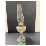 Pressed Glass Oil Lamp