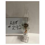 Pressed Glass Oil Lamp
