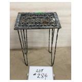 Cast Iron Floor Grate Table
