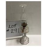 Clear Glass Oil Lamp