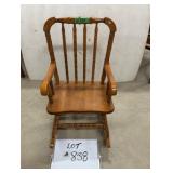 Child's Maple Rocking Chair