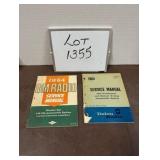 (2) 1964 Automobile Radio Service Manuals