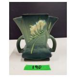 Roseville Pottery Vase - 'Freesia' Pattern