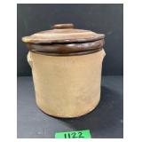 1 1/2gal. Stoneware Crock With Lid
