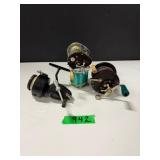 (3) Fishing Reels & Line