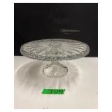 Pressed Glass Cake Stand