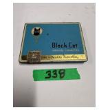 Black Cat Cigaretts Tin