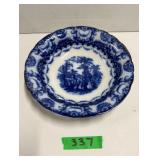 Flow Blue Bowl - Unmarked