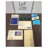 (4 -1970's) Ford Manuals (2 1960's) Ford Manuals