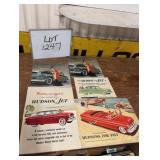 (5 -1950's) Hudson Brochures