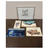 (4) 1960 Ford Brochures