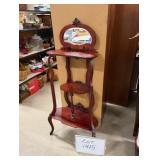 Mahogany Etagere/Curio Shelf
